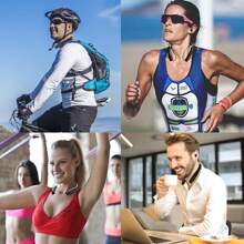 Foldable Bluetooth Headset, Lightweight Retractable Bluetooth Headphones For Sports&Exercise, Noise Cancelling Stereo Neckband Wireless Headset (With Carry Case) Sleek Design, Ideal For Running & Sports - High-Quality Calls Anywhere, Wireless Earbuds, For Apple Phone, IPad, Laptops, For IOS, Android Users, Gifts For Family, Friends, Kids, Birthday,Spring, Holiday, New Year