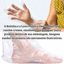 Inoven 2000 Units Bootie And Plastic Glove Kit For Foot And Hand Spa - trắng - Xem 2