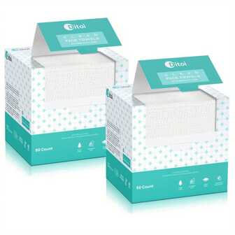 50/100/150/200 Count Disposable Face Towels, Super Soft Makeup Remover Dry Wipes, Facial Clean Cloths For Sensitive Skin, 10"X12", Chemical-Free Material, All Skin Types