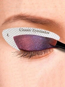 96 Stück/12 Paare Augen Make-up Schablonen, Eyeliner & Augenbrauen Schablonen Aufkleber, 4 verschiedene Designs, westliche Eyeliner & Augenbrauen Formvorlagen, Make-up Aufkleber, Make-up, günstig, Raumdekoration, Schminktisch, Reise, Schlafzimmer, Make-up Accessoires