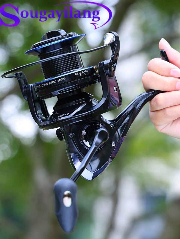 SOUGAYILANG 1PCS 8000-10000 Series Fishing Reels , With CNC Machined Full Metal Handle Gear Ratio 4.1:1 Spinning Reel,Max Drag 20kg