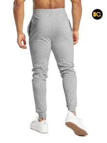 BIG CITY Jogger Deportivo De Moda Pants Para Hombre Slim Fit Strech - Gris - Ver 4