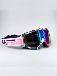 Nafeib Unisex PC Lens Motocross Riding Goggles,Dirt Bike Goggles, Motorcycle Goggles ATV Goggles Ski Goggles Windproof Glasses Racing Goggles,Winter Outdoor Sports Protective Eyewear, Windproof Sandproof Goggles For Ordinary Decorative Use,Valentine's Day Gifts, Skiing Snow Windproof