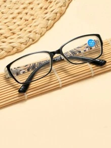 2Pairs Classic Elegant Anti Blue Light Reading Glasses For Women Men Unixes - Casual Presbyopic Readers,Rectangular Frame,Durable Frame,Daily Magnifying Eyeglasses With Spring Hinges,Fashion Printed Design,Best For Office Computer Reading,Anti Glare And Comfortable Accessories,+1.0 To +4.0,Nice Christmas New Year Gifts