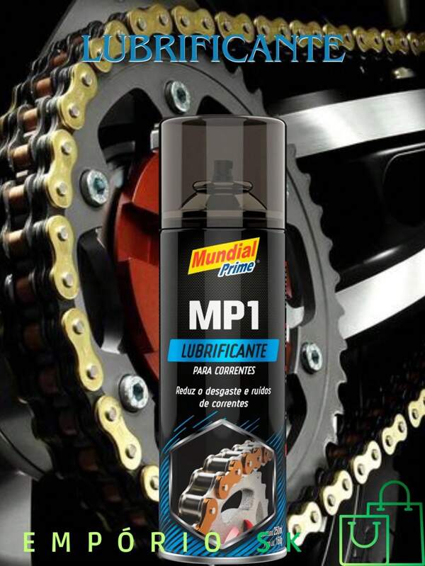 Lubrificante Para Corrente MP1 250ml Mundial Prime Para Corrente DE Motos E Bicicletas