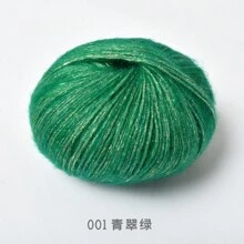 25g Sợi len Mohair sequin vàng siêu mềm và ấm Sợi len dệt tay Áo len Khăn choàng Khăn quàng cổ Vật liệu tự làm - 25g - Xem 31