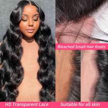Jessicahair Peluca de cabello humano con frente de encaje HD de Jessica Hair, ondas corporales, 13x4, sin pegamento, con cabello de bebé, densidad 250%, peluca frontal de cabello humano brasileño virgen con onda corporal