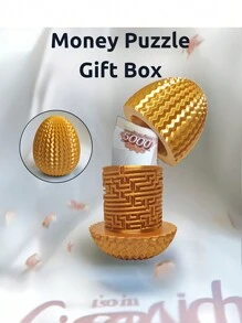 1pc Easter & Christmas Maze Egg Decoration Gift Box, Surprise Decorations For Candy, Jewelry, Small Items - Fun Celebration Gift, Revival, Surprise Decorations