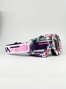 Nafeib Unisex PC Lens Motocross Riding Goggles,Dirt Bike Goggles, Motorcycle Goggles ATV Goggles Ski Goggles Windproof Glasses Racing Goggles,Winter Outdoor Sports Protective Eyewear, Windproof Sandproof Goggles For Ordinary Decorative Use,Valentine's Day Gifts, Skiing Snow Windproof