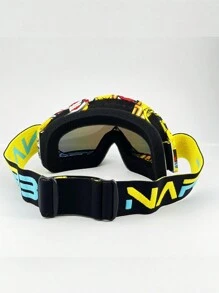 Nafeib Unisex PC Lens Motocross Riding Goggles,Dirt Bike Goggles, Motorcycle Goggles ATV Goggles Ski Goggles Windproof Glasses Racing Goggles,Winter Outdoor Sports Protective Eyewear, Windproof Sandproof Goggles For Ordinary Decorative Use,Valentine's Day Gifts, Skiing Snow Windproof