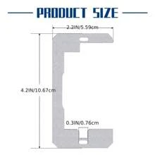 Wall Plate Spacer- Metal Flush Fit Device Leveling Plates- Receptacle Spacers Shims Leveler For Fixing Walls Electrical Outlet Electrical Boxes - Multicolor - View 7
