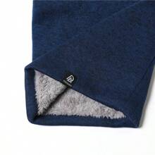 Unisex Solid Cashmere Like Plush Winter Ring Scarf Women Men Knitted Full Face Mask Snood Neck Scarves Bufanda Thick Muffler New