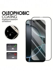 3pcs 16e / 16 Pro / 16 Pro Max / 16 Plus Full Screen Anti-Scratch / Anti-Drop Tempered Glass Screen Protector Compatible With Iphone