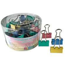 Set Of 48 Paper Clips Clamps Colorful Clips Office School Kit 25mm/32mm/41mm - Colored - 25mm (48 Units) - View 2
