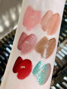 GIRLCULT Brilho Ultra Real Lip Glaze Batom Líquido Camaleônico, Gloss Labial Brilhante com Glitter de Pedra Rhinestone à Base de Óleo J74 Dementor, Cor Metálica Cintilante com Acabamento Intenso e Brilhoso, de Longa Duração, Livre de Talco Holográfico 3,5ml (0,12 fl. oz) K-Beauty