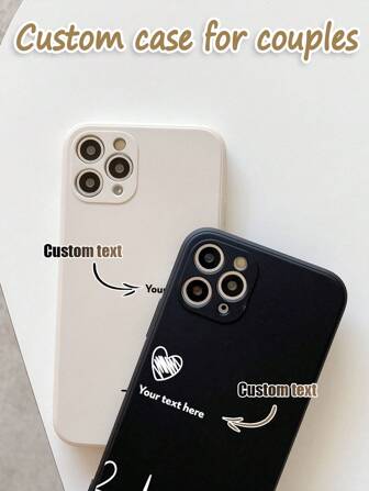 1pc Customizable White TPU Phone Case With ECG Graphic, Anti-Drop Compatible With IPhone/Matching Phone Cases/Phone Cases With Lanyard/Fun Phone Cases/Android Phone Cases/ Phone Cases/ Phone Cases/OPPO Phone Cases, Compatible With Galaxy A51 4G, Galaxy A52, A52s 5G, Galaxy S23 Ultra, Galaxy A13 4G, Galaxy A12, Galaxy S22 Ultra, OPPO A54