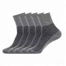 5 Pairs Of Diabetes Breathable Socks, Men's And Women's Knitting Medium Cylinder Non Binding Elastic Socks, Health Gift, High Elasticity Fabric Neutral Socks, Sweet Curse Socks, The Big D Socks, Spiking Socks, Non-Restraining, Flat Knit Upper, Comfortable, Fragrance-Free, Loose Socks - Multicolor - View 14