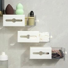 1/3pcs Wall-Mounted No-Drill Drawer Storage Box, Multifunctional Kitchen/Bathroom Space-Saving Organizers