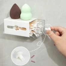 1/3pcs Wall-Mounted No-Drill Drawer Storage Box, Multifunctional Kitchen/Bathroom Space-Saving Organizers
