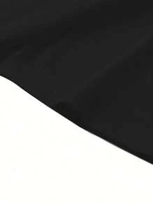 Plus Size Men's Casual Minimalist Round Neck T-Shirt, Crane & Wave Print, Summer Top, Suitable For Back To School Season