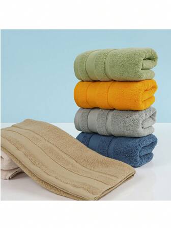 1/4pcs Soft, Absorbent, Thickened And Non Shedding Household Towels, Ultra Soft Skin Friendly Towel, Highly Absorbent Quick Drying Towel, Bath Towels, Towel, Suitable For Bathrooms, TOILET, Kitchen Home Bathroom Decor Fall Decor Back To School For Beauty Salon Home Bathroom Shower Towels For Beaty Salon, Hotel Sports,Home Essentials, Towel, Skin Care