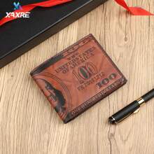 XAXRE 1-częściowy męski portfel na dolary (zapinany na guziki/zamek błyskawiczny/składany na pół), męski portfel ze skóry ekologicznej w stylu vintage z zapięciem na zatrzask - kompaktowy, design z wieloma przegródkami na karty - dla mężczyzn - idealny prezent na Dzień Ojca, urodziny i specjalne okazje odpowiedni dla nastolatków letnich, codziennych, na zewnątrz, do uprawiania sportu lub na wakacje, prezent podróżny lub na ukończenie szkoły lub prezent urodzinowy, dodatki do stroju, formalne/biznesowe, formalne