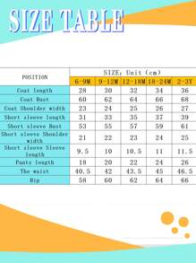 Baby Boy Letter Graphic Print T-Shirt & Vest With Shorts Set