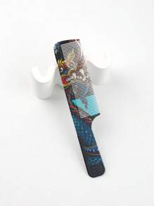 Dragon Scale Hair Cutting Comb Graffiti Hairdressing Comb, Pointed Tail Comb, Fine Tooth Comb,Professional Durable Anti Static Hair Comb Portable Hair Styling Accessories For All Type Of Hair - Multicolor - View 5