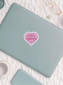 1/3/6pcs "I Got A Lobotomy At Claire's" Stickers -Humorous Bumper & Laptop Decal For Decoration And Gifting, Labels For Water Bottles, Hard Hats - Versatile For Wood, Plastic, Glass, Metal, Ceramic Surfaces
