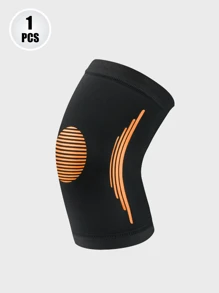 Basketball Sports Anti-Collision Knee Pads, Compression Patellar Leg Guards, Outdoor Cycling And Mountaineering Non-Slip Breathable Protective Gear - Orange - View 1