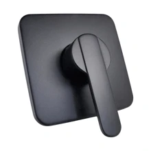 Monomando Para Regadera En Negro Mate, Llave De Regadera, Mezcladora Negro Mate - Negro - Ver 1