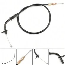 1x fil de ligne de câble d'accélérateur noir pour Suzuki Bandit 250 GSF250 74A