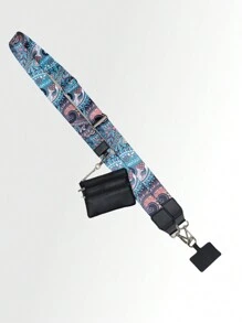 1 Set Of Mobile Phone Straps, Zippered Coin Purse, Cross-Body Mobile Phone Strap, Zippered Wallet, Mobile Phone Crossbody Or Wrist Strap, Perfect Outdoor Companion, Unisex, Beautiful And Comfortable, Adjustable, Can Be Freely Combined, Christmas, Christmas, Day, Mother's Day, Birthday Party Gifts Gifts For Mother, Family, Friends, Birthday, Holiday Phone Charm, Phone Chain
