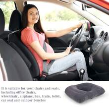 Inflatable Hemorrhoid Pillows, Donut Pillow For Tailbone Pain, Adjustable Inflatable Seat Cushion For Bed Sores, Postpartum Pregnancy, Car Seat, Airplane, 17.7'' X 15.4'' X 4.3'' - Xám - Xem 7