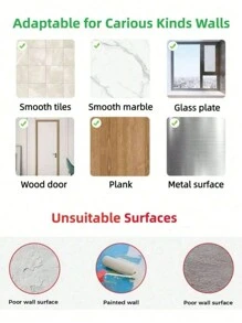 1pc Bathroom Shelf, Shower Storage Rack, Triangular Wall Mount Organizer For Bathroom & Kitchen, No Drilling Required, Essential For Back To School Bathroom Accessories - White - View 6