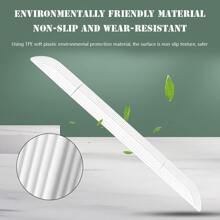 Gummi-Rollstuhlrampe, für Xiao Mi Mijia IRobot Eufy Ecovacs Roborock Staubsaugerroboter Schwellenrampe, geeignet für jede Staubsaugerroboter Schwellenrampe, Innen-Schwellenrampe, Gummi-Schwellenrampe, gepolsterte Heim-Schwellenrampe, Gummi-Kletterauflage, Stufenrampe zum Klettern, Türschwellenplatte, Kehrmaschine Schwellenrampe, Staubsauger Türschwelle.