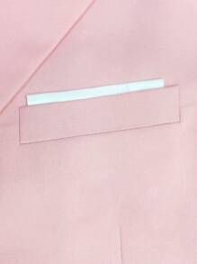 I FineLong Spring Fashion Casual Business Men Suit Jacket - Baby Pink - View 5