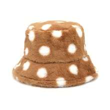 A Casual And Cute Knitted Hat, A Women's Outing, Shopping, Street Fashion, Simple And Versatile Bucket Hat, Highly Attractive, Small Fluffy Face, Warm And Thickened Basin Hat - A - View 9