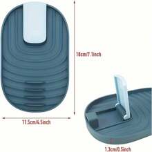 1pc Pot Lid Holder, Soup Spoon Rack, Foldable Cooking Spatula Holder, Tableware Storage Rack, Spoon Mat, For Home Kitchen Restaurant, Kitchen Supplies