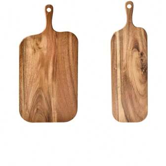 1 pezzo Tagliere in legno di palissandro, tagliere con manico in ebano personalizzato, adatto come accessorio fotografico, per pizza e bistecca