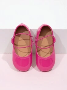 New Girls Toddler Cute Versatile Flats Shoes, Suitable For Spring And Autumn - Rose Red - View 3
