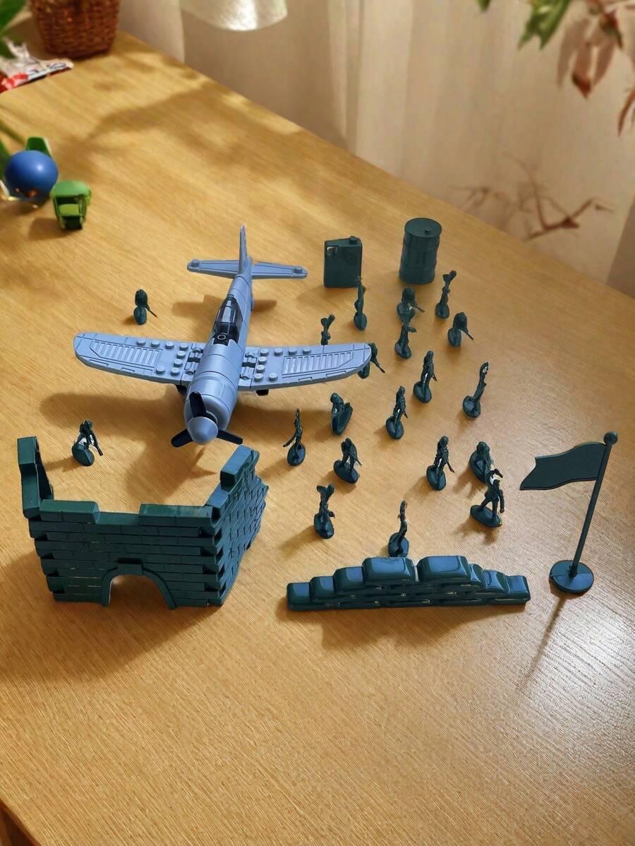 U.S. Toy Green Army Men Set - 36 Classic Plastic Soldiers for Kids, 3 Years & Up, Ideal for Imaginative Play and Collectibles