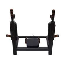 OUKANING Multifunktionale an der Wand montierte Pull Up Chin Up Bar Dip Station Power Rack Schwarz - Schwarz - Übersicht 5