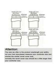 3 件套 Ditsy Floral 提花水洗棉被套装，1 个羽绒被套和 2 个枕套，面料柔软舒适，适合所有季节卧室家居 - 深灰色 - 查看 5