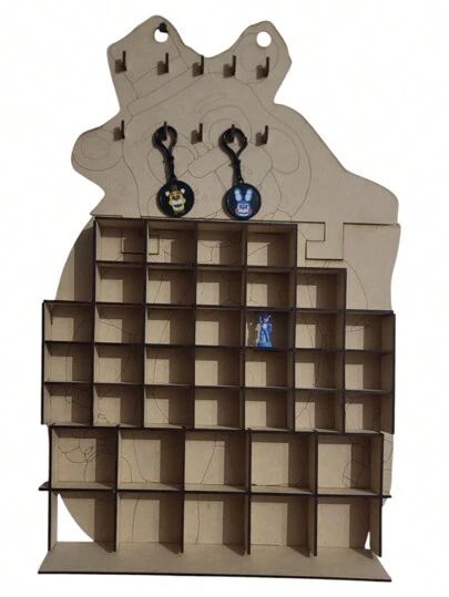 Exhibidor colección vuala OSOS FIVE NIGHTS AT FREDDYS para colección, Decorativa de MDF.