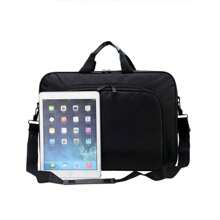 15.6 Inch Computer Bags Laptop PC Shoulder Bag Carrying Soft Notebook Case Cover - Black - View 8