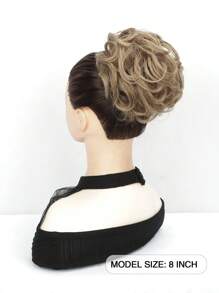 Messy Bun Hair Piece,Chignon With Comb Updo Elastic Drawstring Hair Buns Pieces Short Ponytail Extension Synthetic Chignon For Women Daily Use - Multicolor - View 11