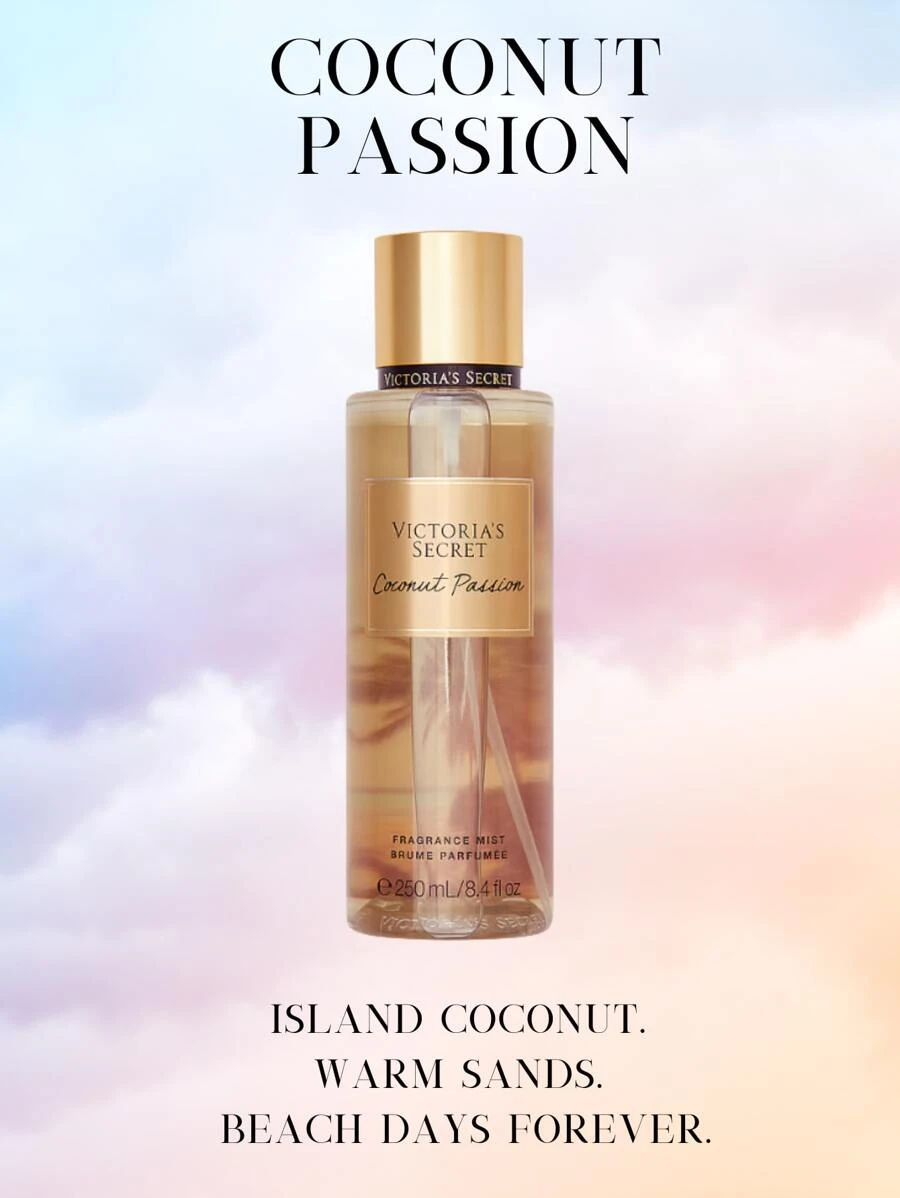 Victoria's Secret Victoria's Secret VS Body Mist Fine Fragrances Pink Perfume Starlit Love Spell - 椰子激情 新 - 查看 1