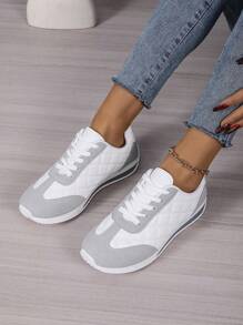 Zapatillas deportivas casuales para mujeres ligeras, Nuevos zapatos planos para mujer de estilo coreano,casual Zapatos deportivos para estudiantes,Zapatos deportivos para mujer,nueva llegada 2024 de mujeres blanco Zapatillas deportivas , cómodas y adecuadas para todas las estaciones - Blanco - Ver 8