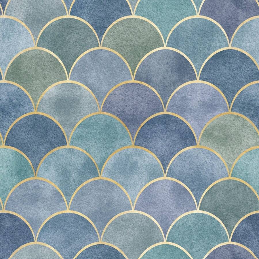 Vintage Colorful Peel And Stick Wallpaper Gold Line Self Adhesive Removable Wallpaper Vinyl Contact Paper For Decorative Bedroom Bathroom Home Wall (17.3"X236")